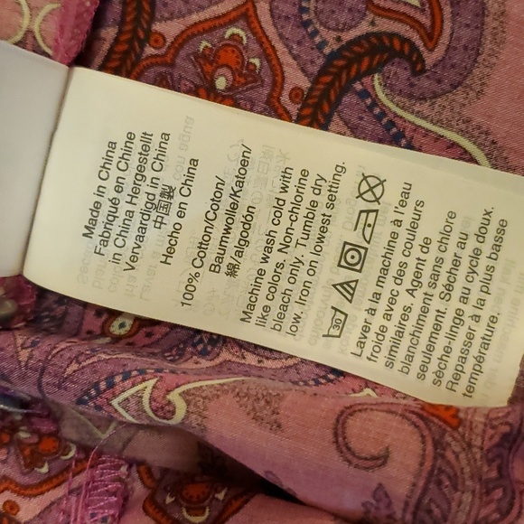 J Crew Re-Imagined Liberty Fabric Paisley Puff Sleeve Shirt - Picture 12 of 13